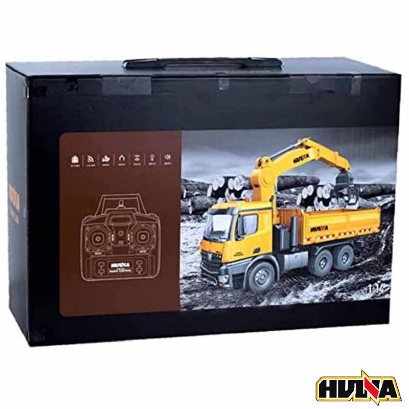 کامیون کنترلی 6 چرخ جرثقیلی هوینا مدل Huina Tipper Truck 1575